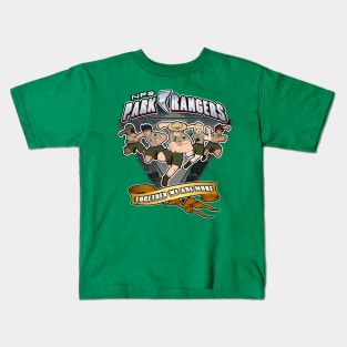 Park Rangers - Power Rangers Parody Kids T-Shirt